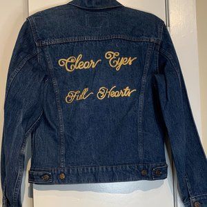 Clear Eyes Full Hearts - FNL denim jacket